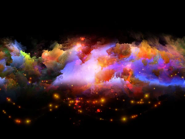 Colorful fractal clouds
