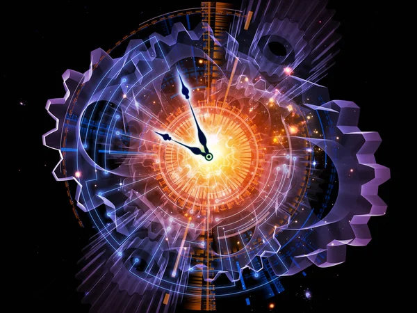 Reloj abstracto — Foto de Stock