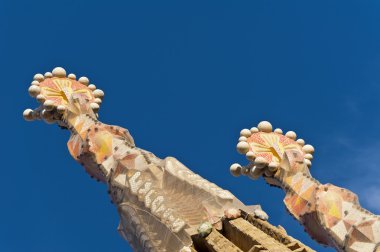 Barcelona, İspanya - 15 Aralık: la sagrada familia dış - inci