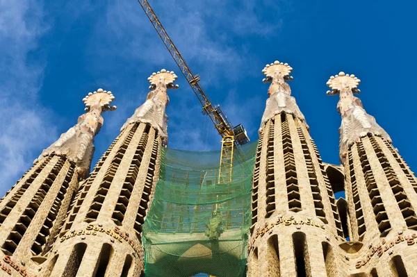 stock image BARCELONA, SPAIN - DECEMBER 15: La Sagrada Familia Exterior - th