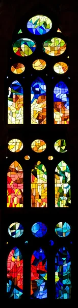 Barcelona, İspanya - 15 Aralık: la sagrada famili windows — Stok fotoğraf