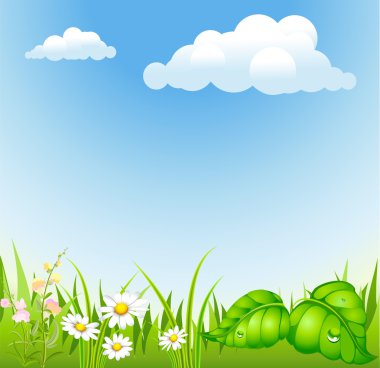 Summer background clipart