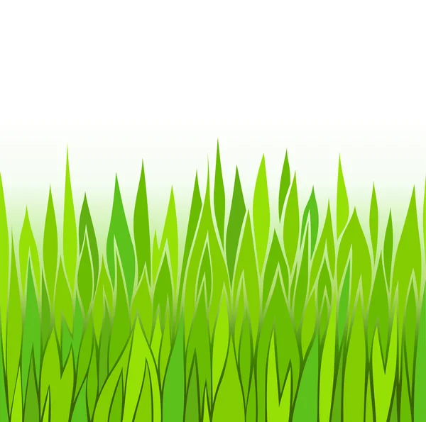 Padrões de grama verde sem costura —  Vetores de Stock