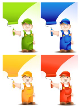 Worker cartoon clipart