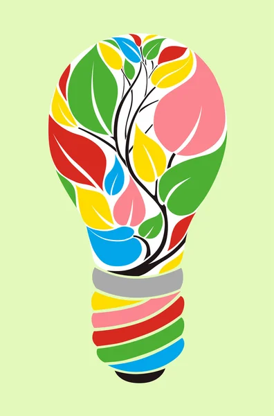 Lamp abstracte illustratie — Stockvector