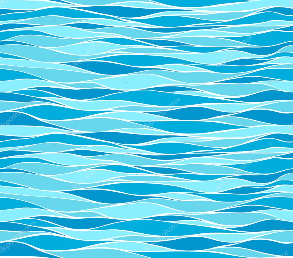 Seamless marine wave patterns — Stock Vector © Orhideia ...
 Ocean Water Pattern