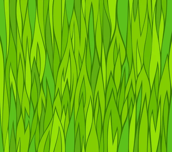 无缝的绿草模式 — 图库矢量图片