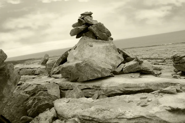 Burren landscape rock formation — Stock Photo, Image