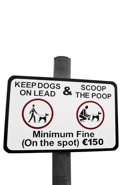 Scoop the poop sign — Stock Photo, Image
