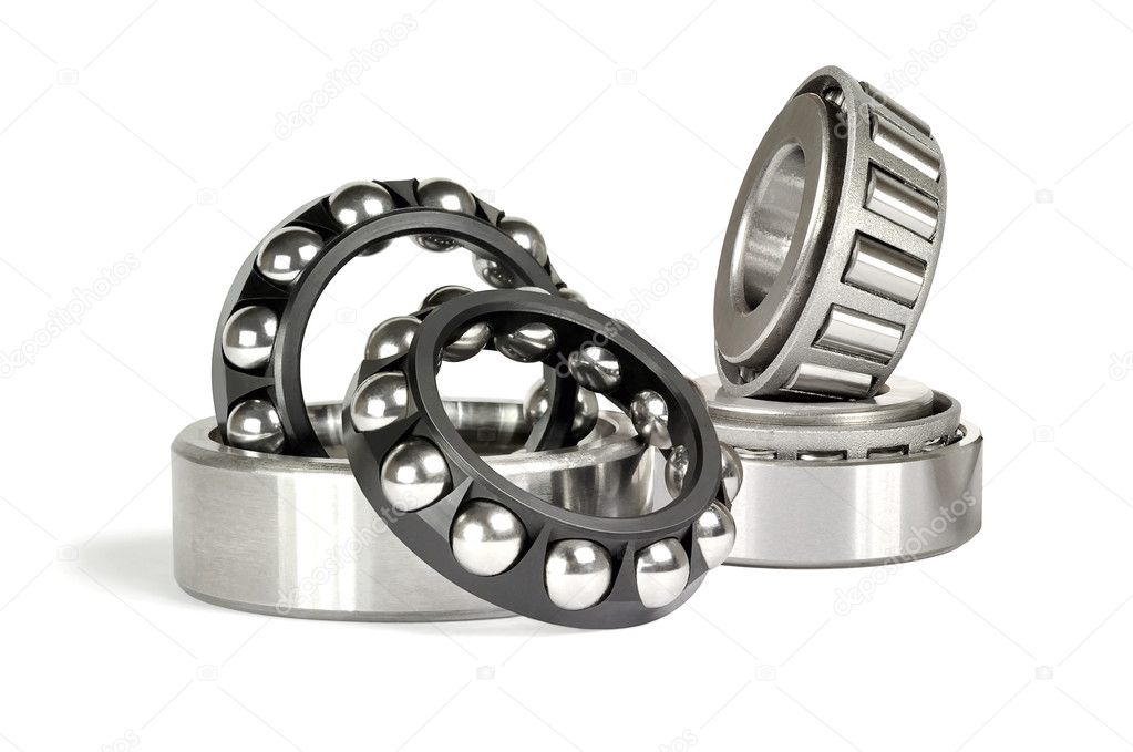 Four roller and ball bearings