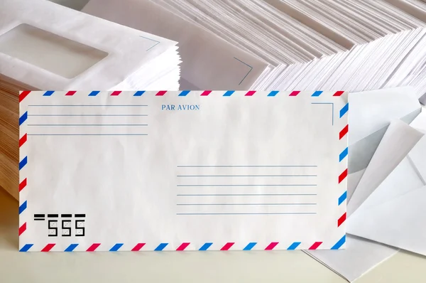 Повітря поштовий конверт — стокове фото