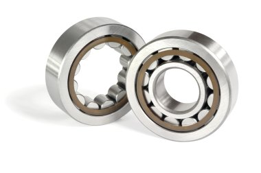 Two roller bearings clipart