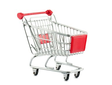 Empty shopping cart clipart