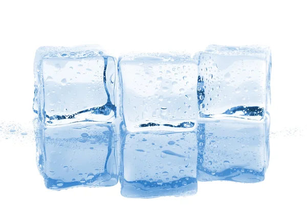 Três cubos de gelo — Fotografia de Stock