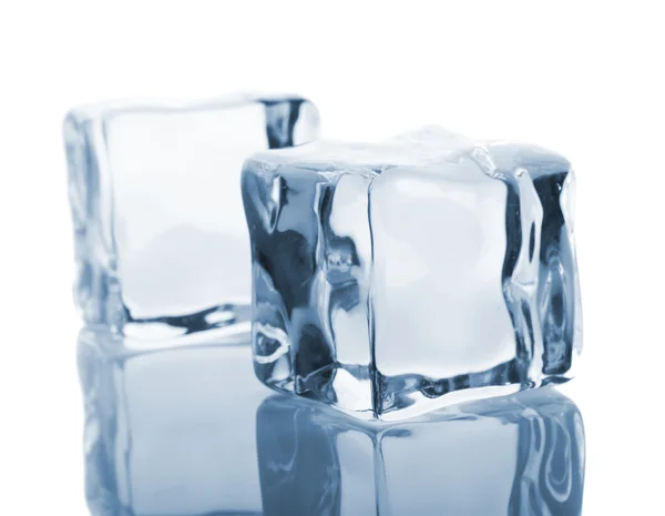 Dois cubos de gelo — Fotografia de Stock