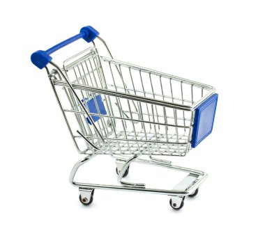 Empty shopping cart clipart