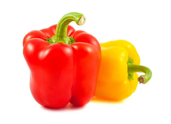 Duas pimentas doces — Fotografia de Stock