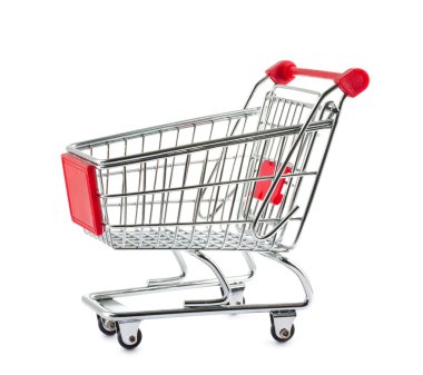 Empty shopping cart clipart