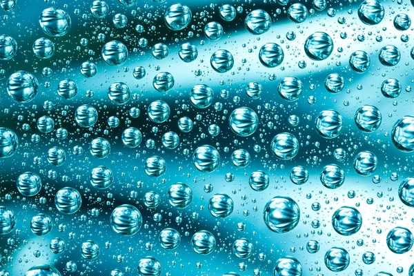 Macro abstracta de gotas de agua — Foto de Stock