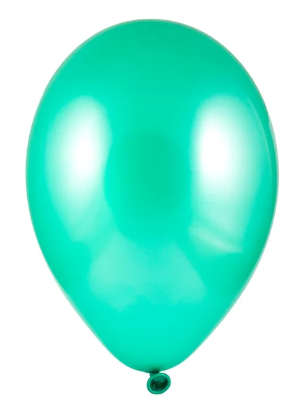 Grønn ballong – stockfoto