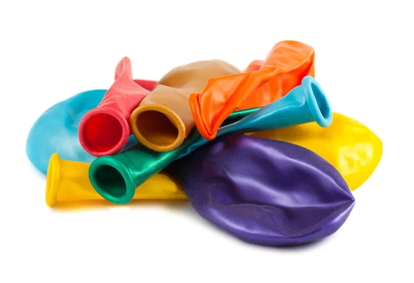 Kleurrijke lege ballonnen — Stockfoto