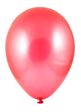 Single red balloon clipart