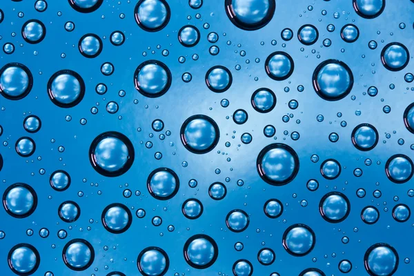Абстрактный макрос капель воды — стоковое фото