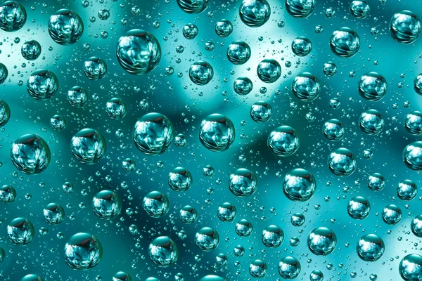 Abstract macro of water drops Stock Picture