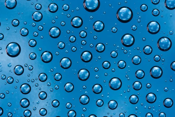 Macro astratto delle gocce d'acqua — Foto Stock