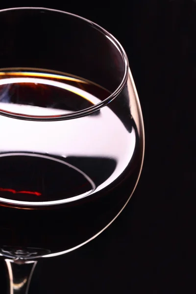 Egy finom bor borospohár — Stock Fotó