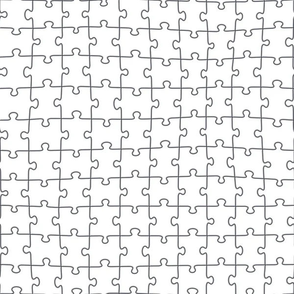 Jigsaw quebra-cabeça sem costura padrão —  Vetores de Stock