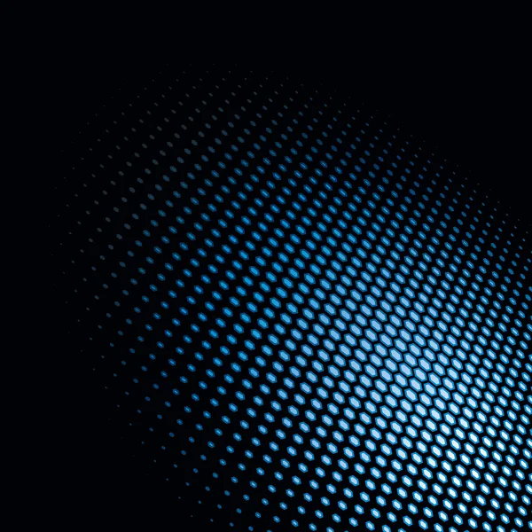 Light spot. Hexagonal dots — Stock Vector