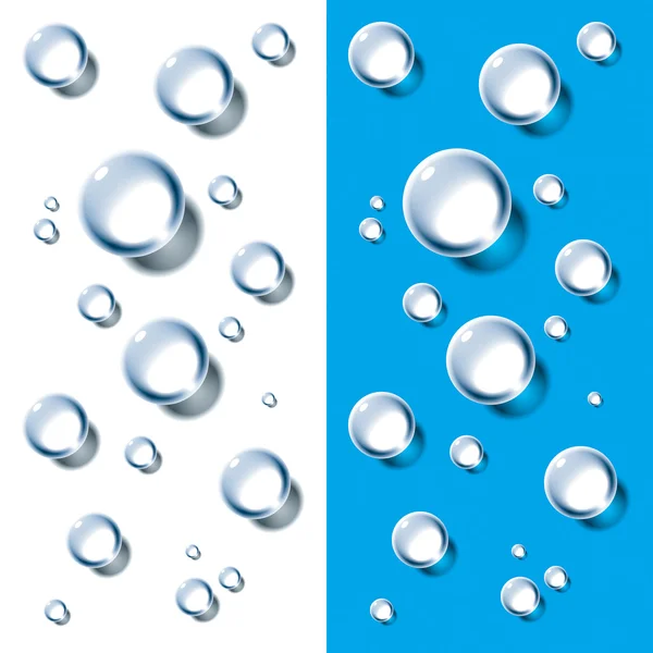 Waterdruppels — Stockvector