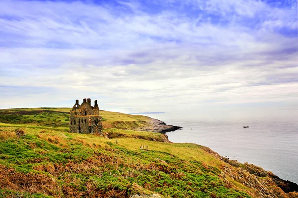 Portpatrick yakınındaki galdenoch Kalesi — Stok fotoğraf