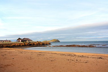 İskoçya'da Kuzey berwick Beach'de