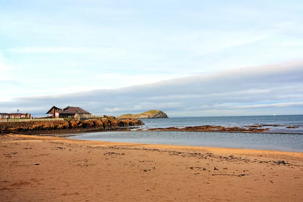 Het strand in Noord berwick in Schotland — Stockfoto
