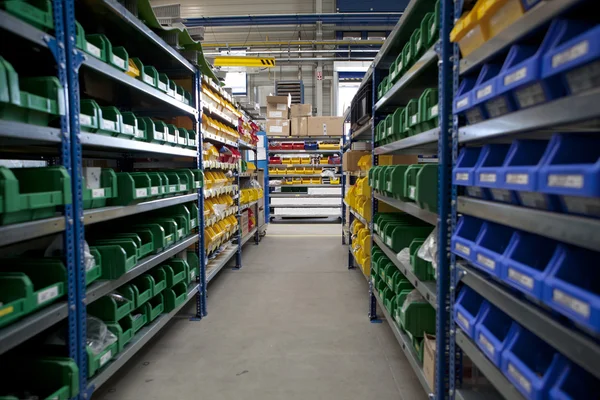 Factory stockroom shel — Stock Photo, Image