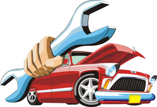 Car repair — Stock Vector