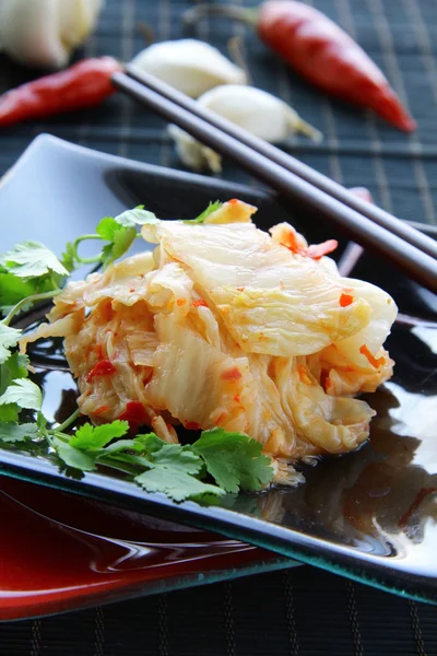 Cucina coreana Kimchi insalata tradizionale — Foto Stock