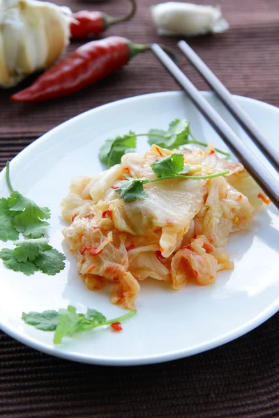 Koreanisches Essen Kimchi traditioneller Salat — Stockfoto