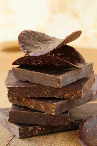 Натюрморт шоколад, шоколад и конфеты — стоковое фото