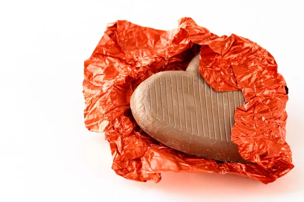 Corazón de chocolate para San Valentín —  Fotos de Stock