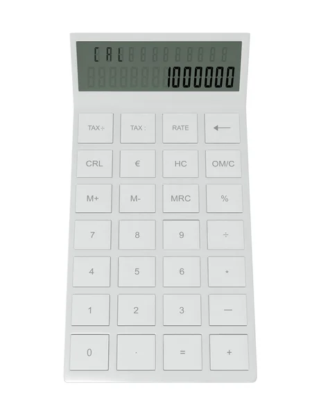 3d иллюстрация: математический калькулятор — стоковое фото