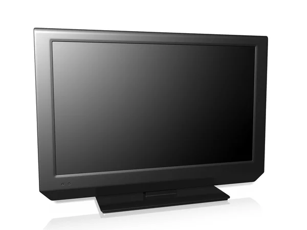 3D-Illustration: Fernseher auf weißem Hintergrund — Stockfoto
