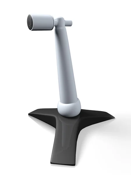 3D illustration: Ikonuppsättning mikrofon ljud — Stockfoto