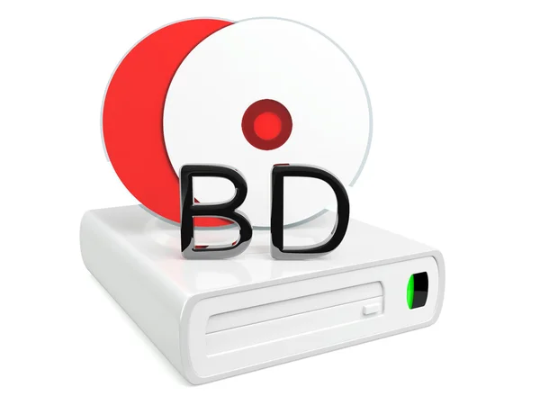 3D-Abbildung: das Symbol für das Computerprogramm cd-rom — Stockfoto