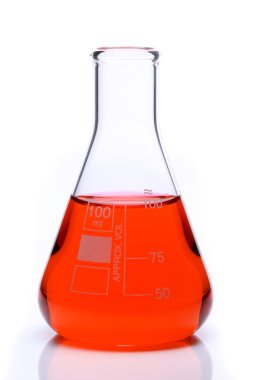 Science lab flask clipart