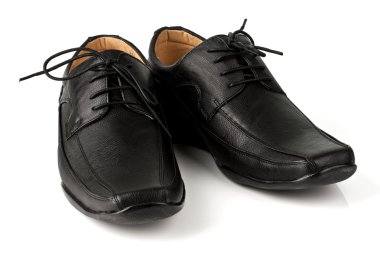 Classic elegant business shoes for men clipart