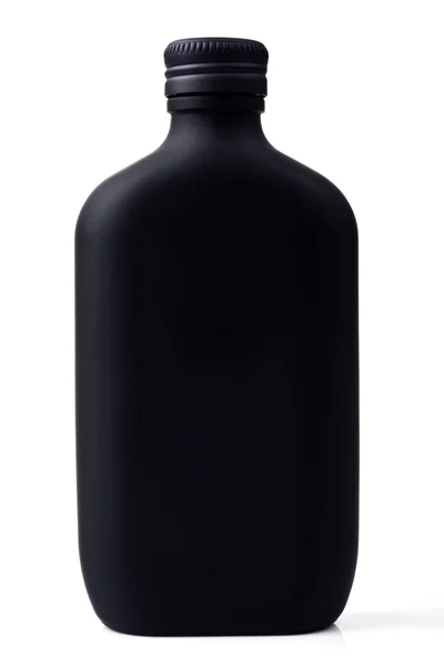 黑色香水瓶 — 图库照片