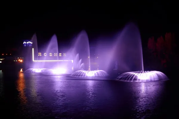 stock image Fountain Roshen in Vinnytsya, Ukraine